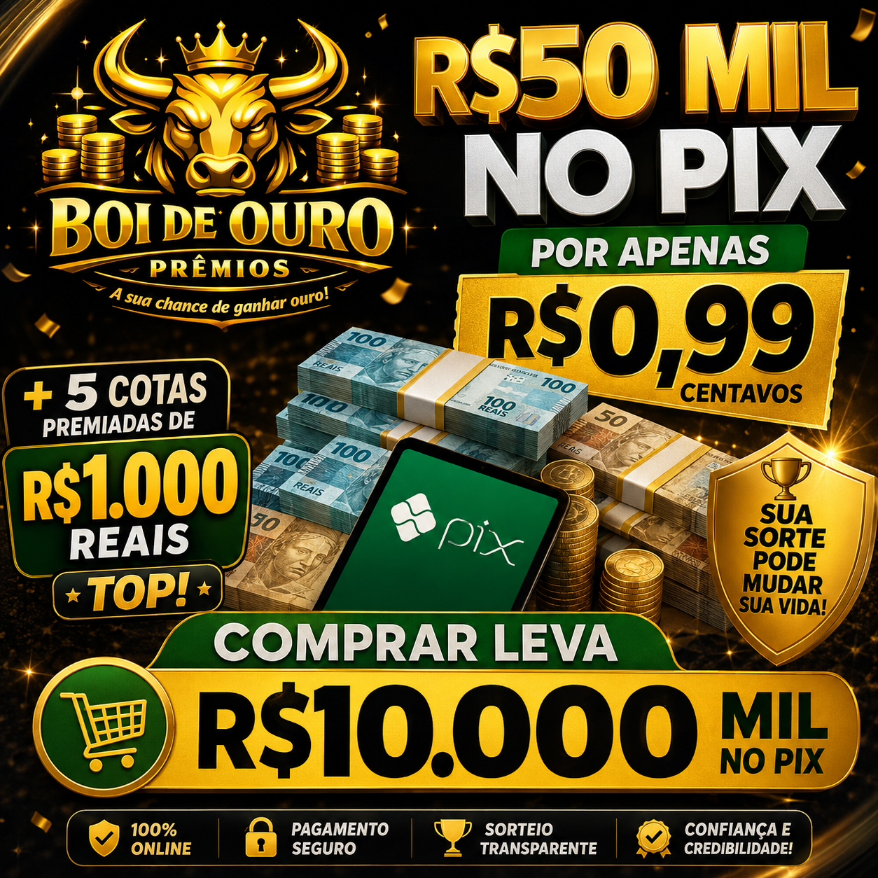 R$50.000 MIL NO PIX 